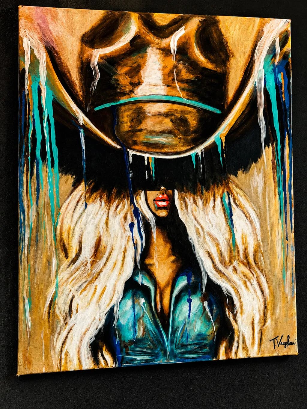 Abstract Portrait with Hat