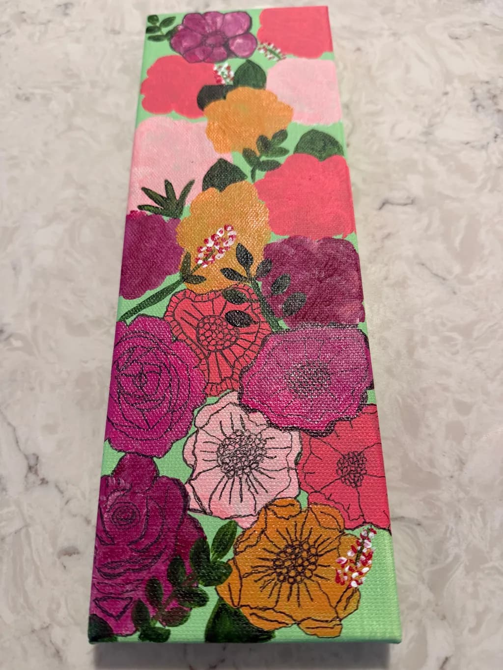 Floral Burst Canvas