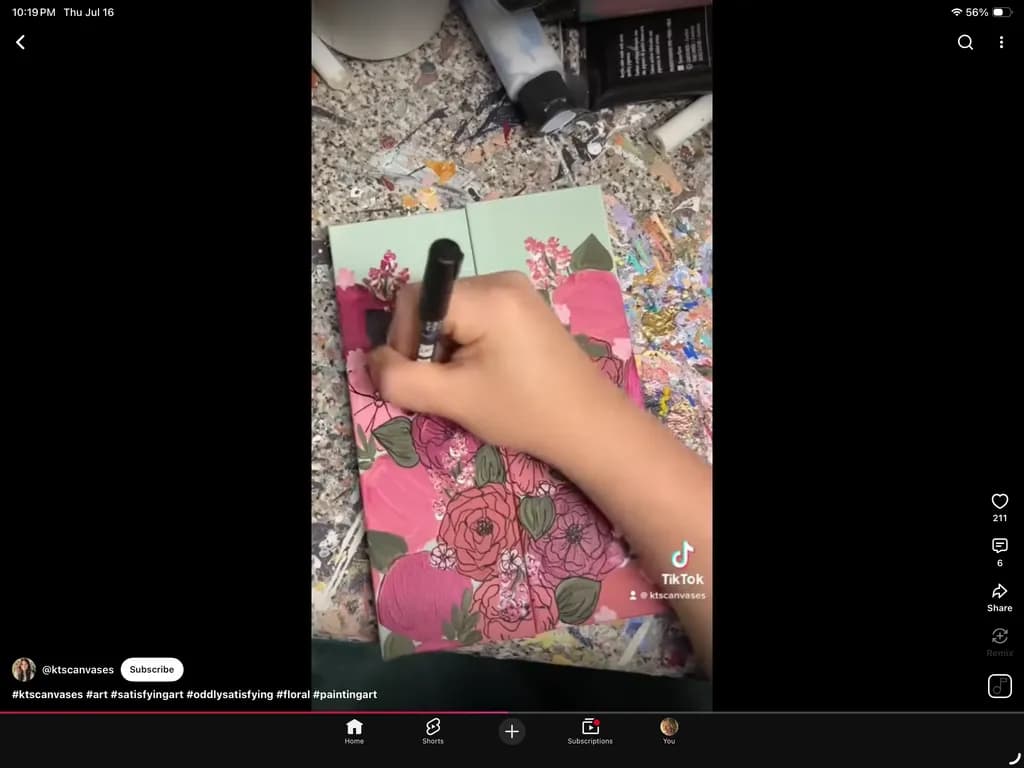 Floral Canvas Duo