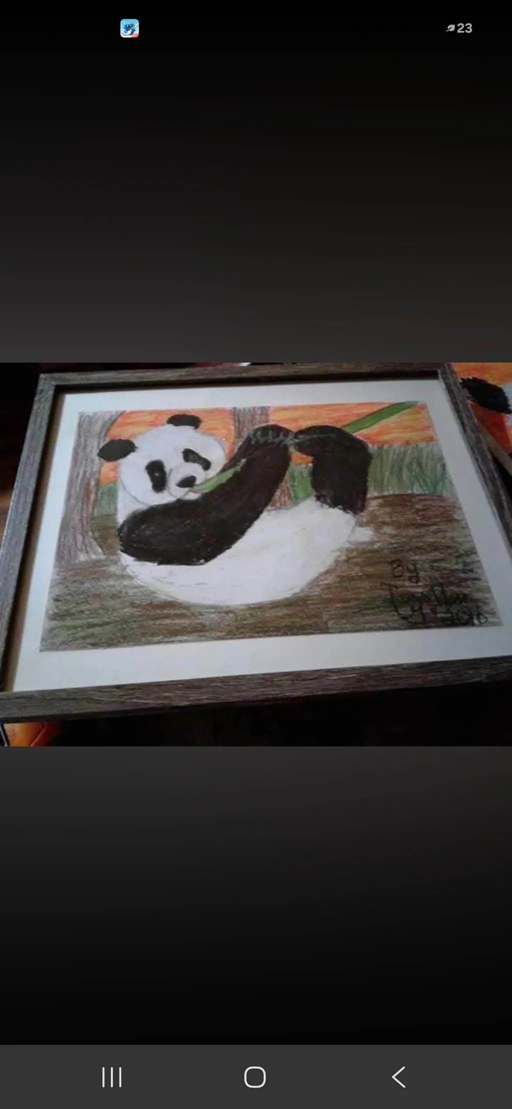 Panda with Bamboo