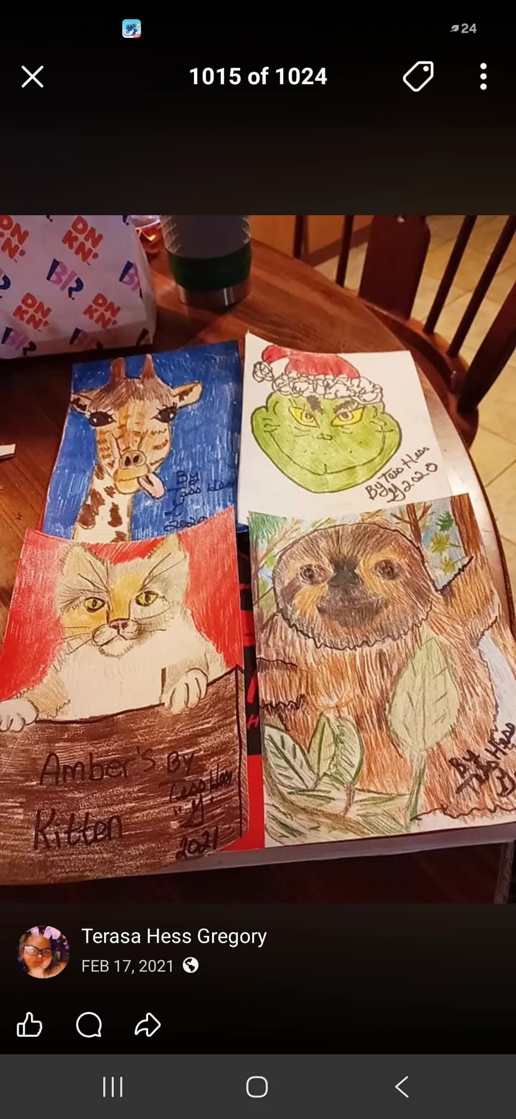 Animal Quartet Drawings
