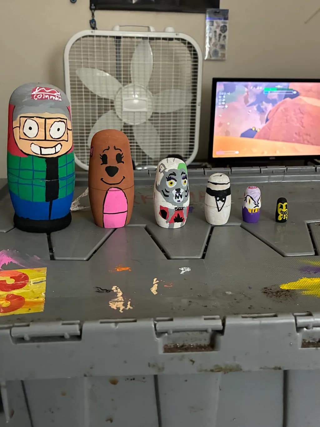 Hand-Painted Nesting Dolls