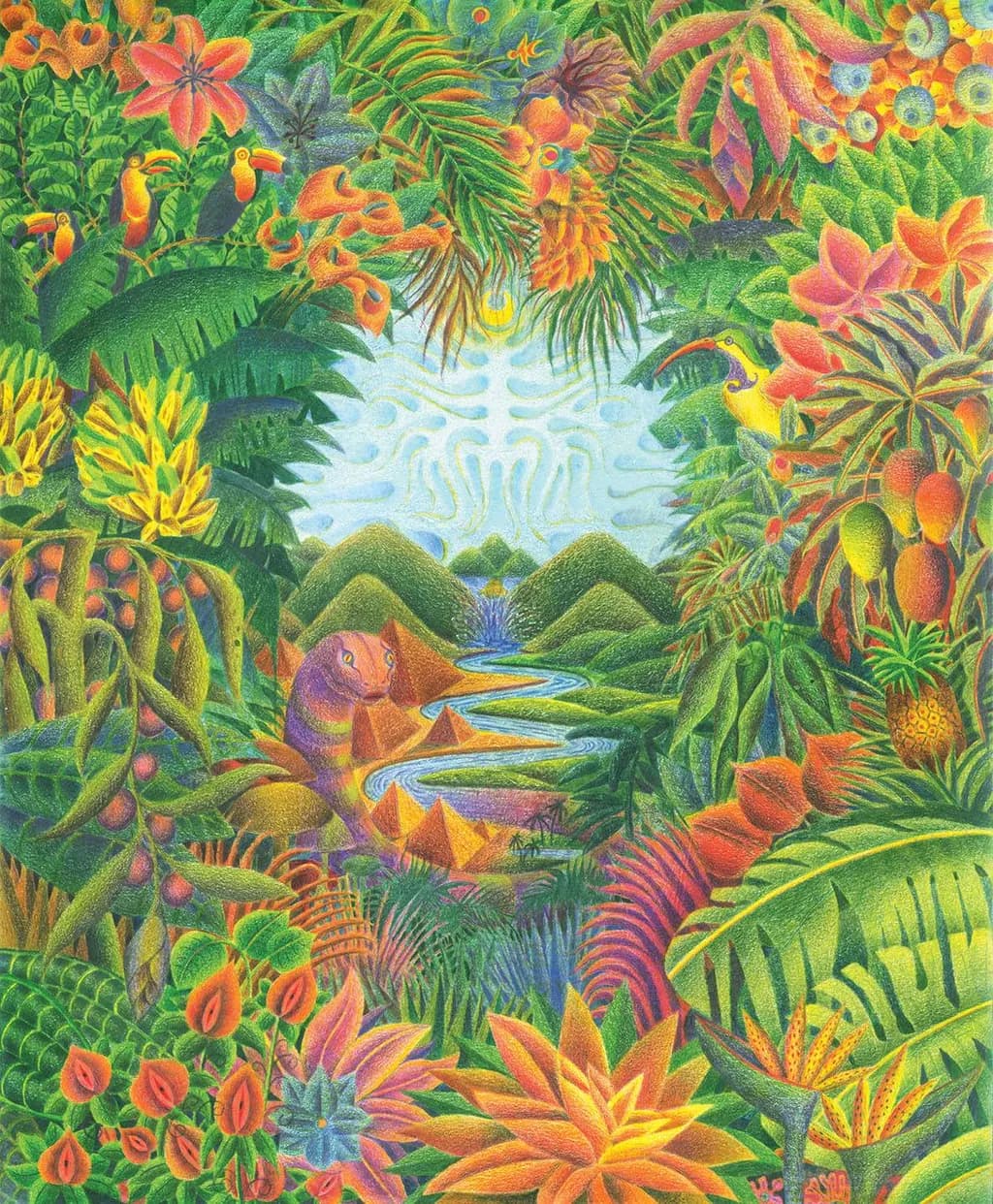 Tropical Jungle River