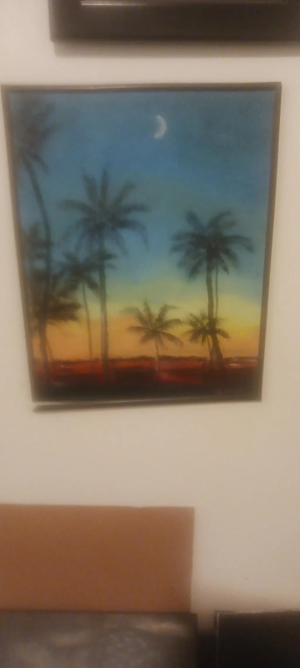 Palm Moon Sunset