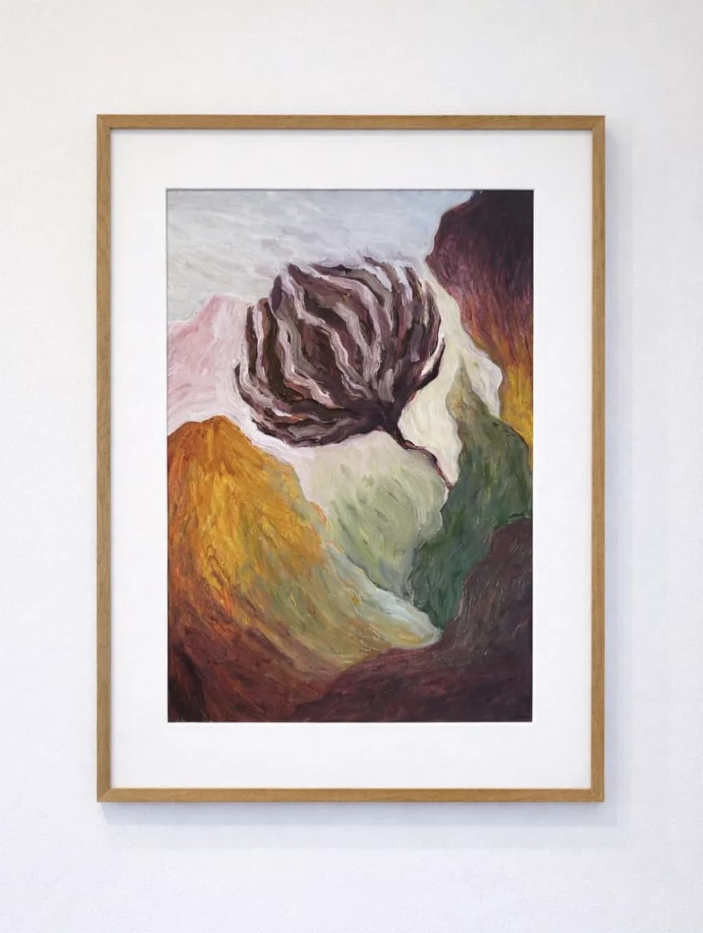 Abstract Mountain Bloom
