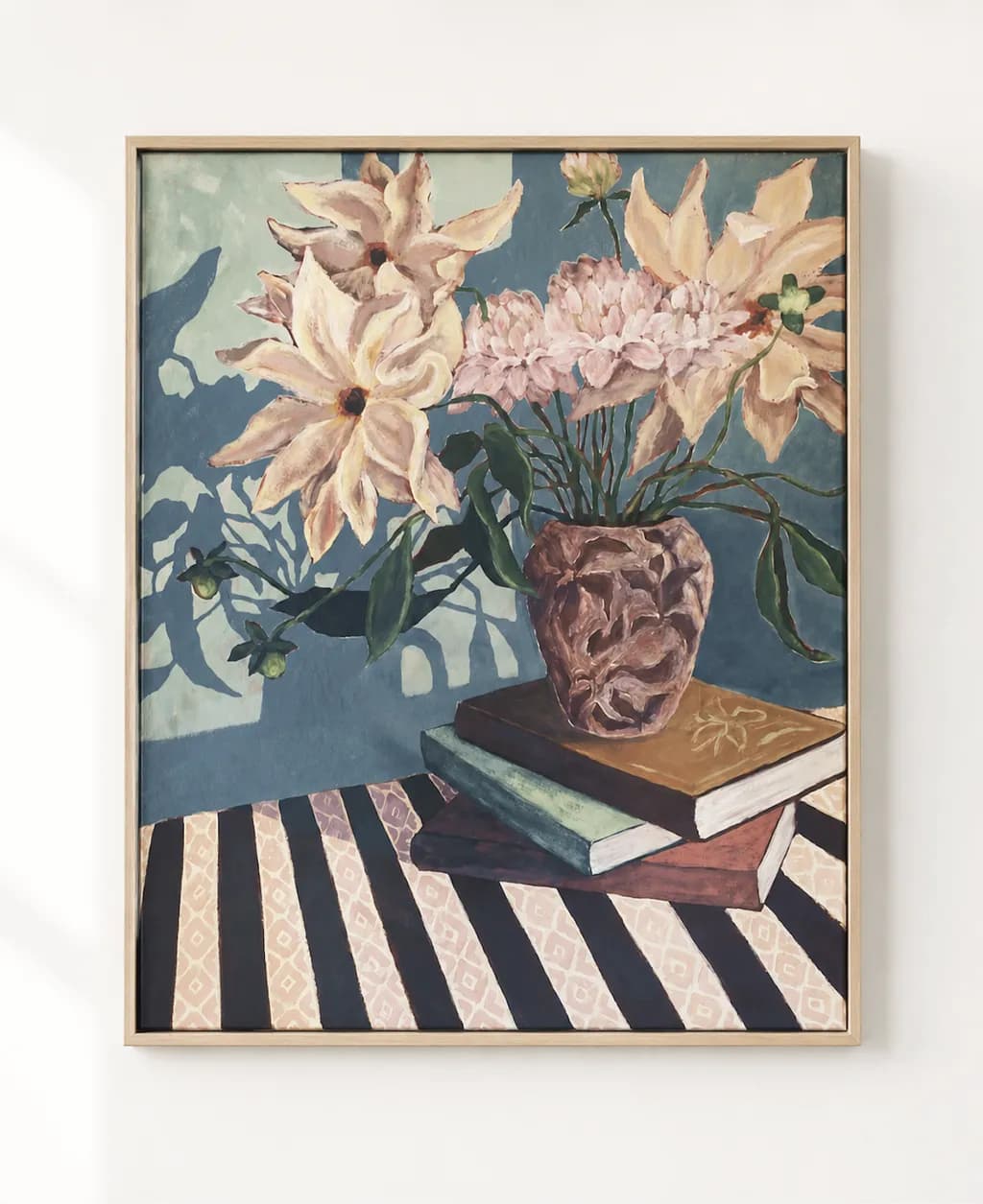 Flower Vase with Books