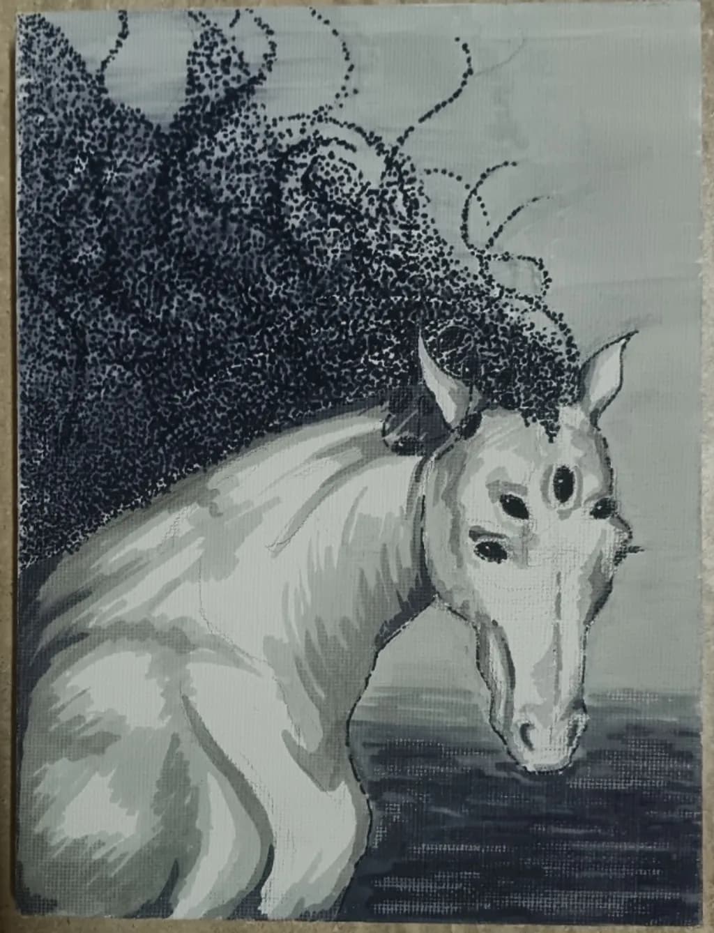 Abstract Horse Figure