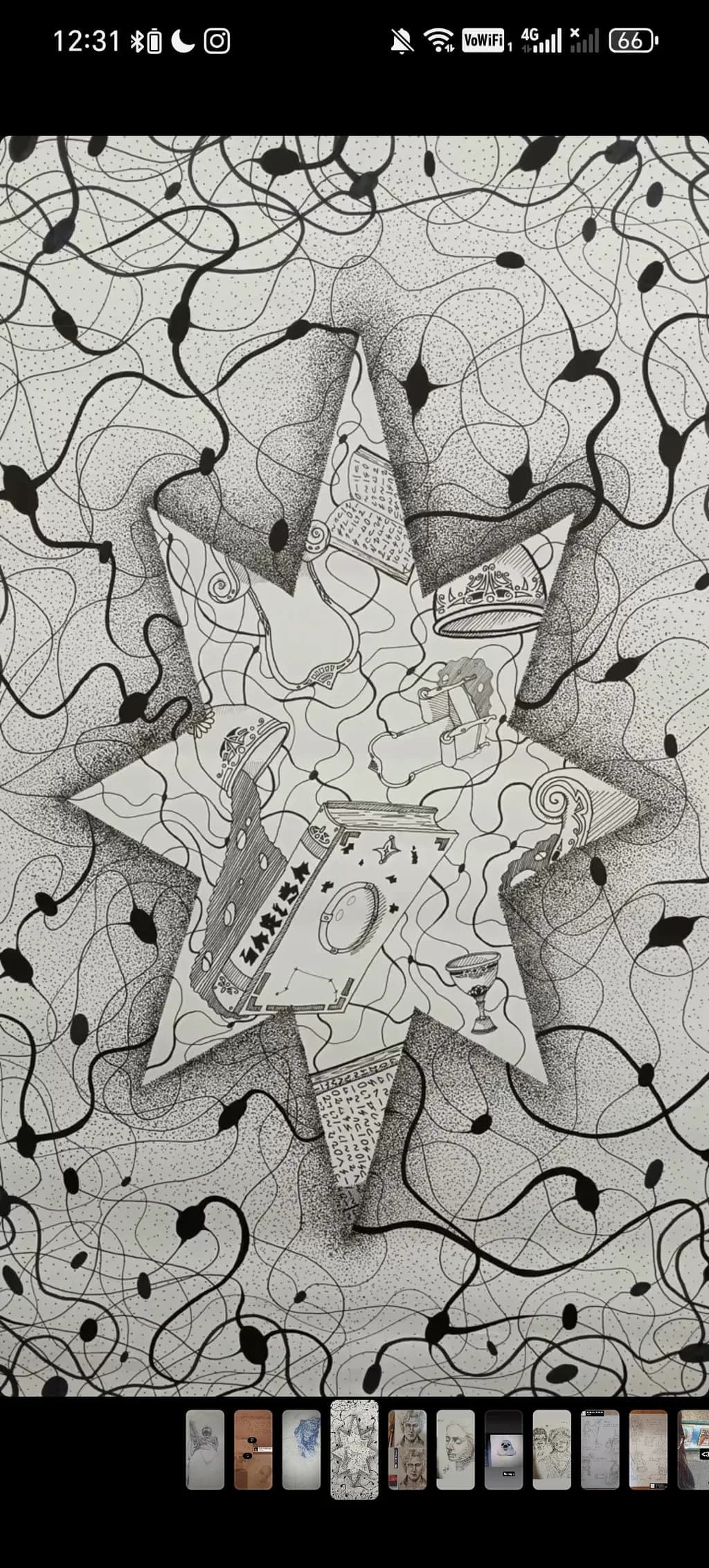 Abstract Star Design