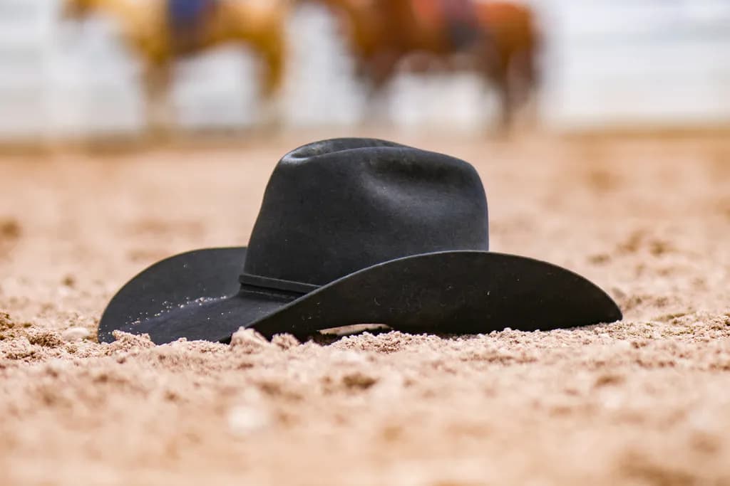 Cowboy Hat on Dirt