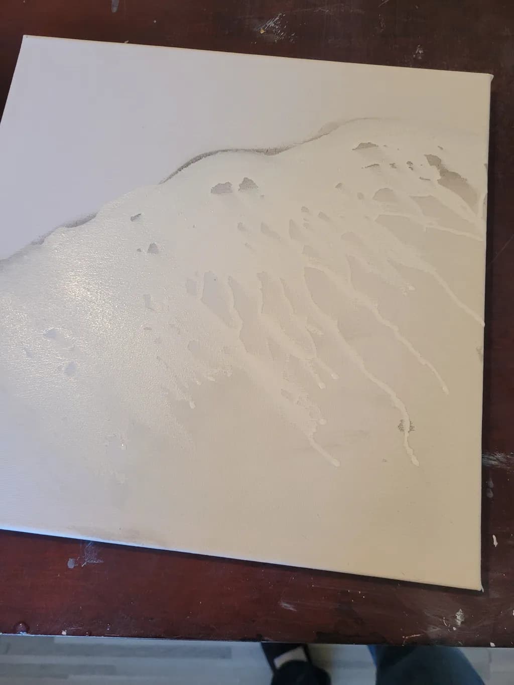 Canvas Water Stain