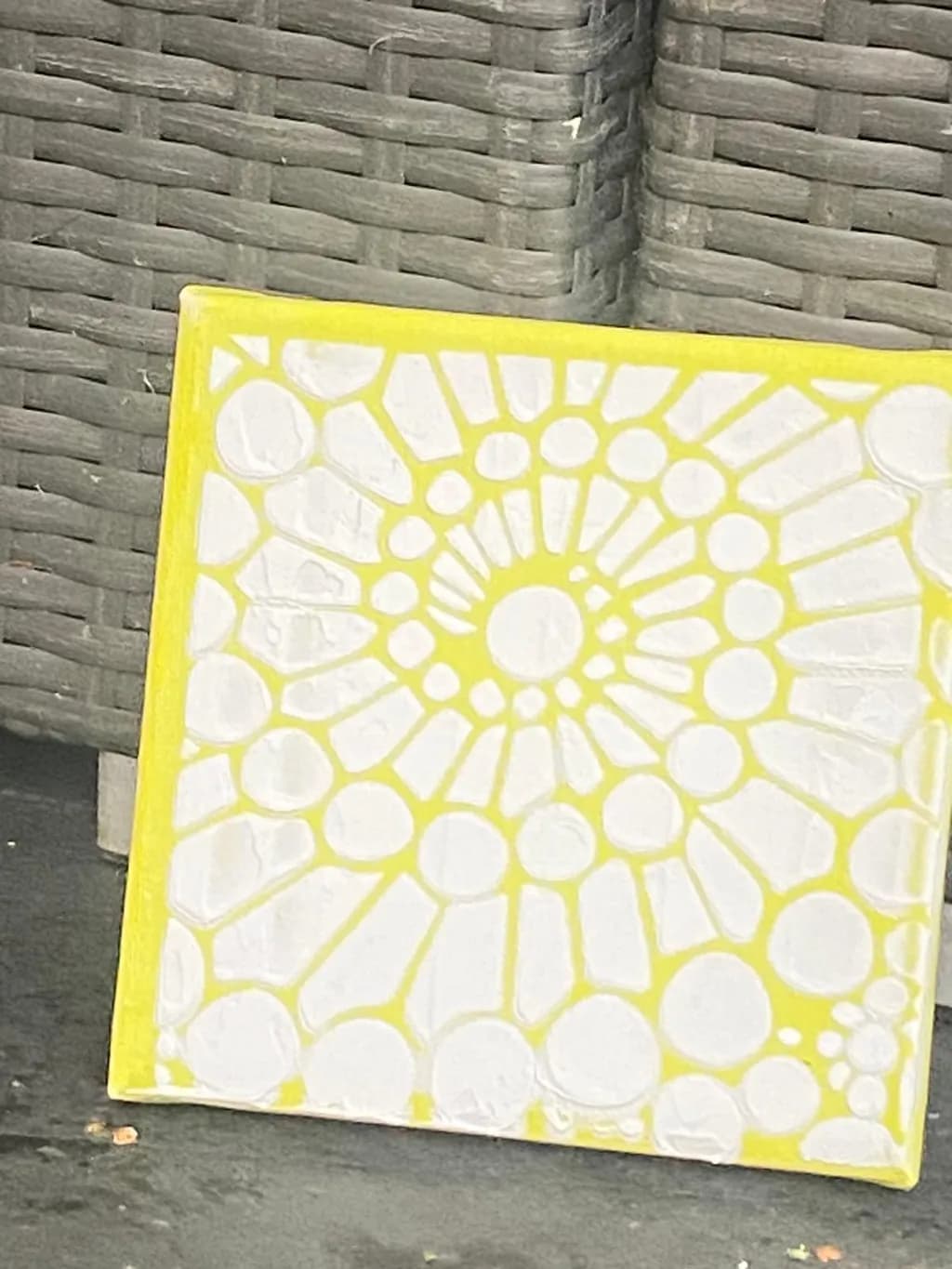 Yellow Mosaic Pattern