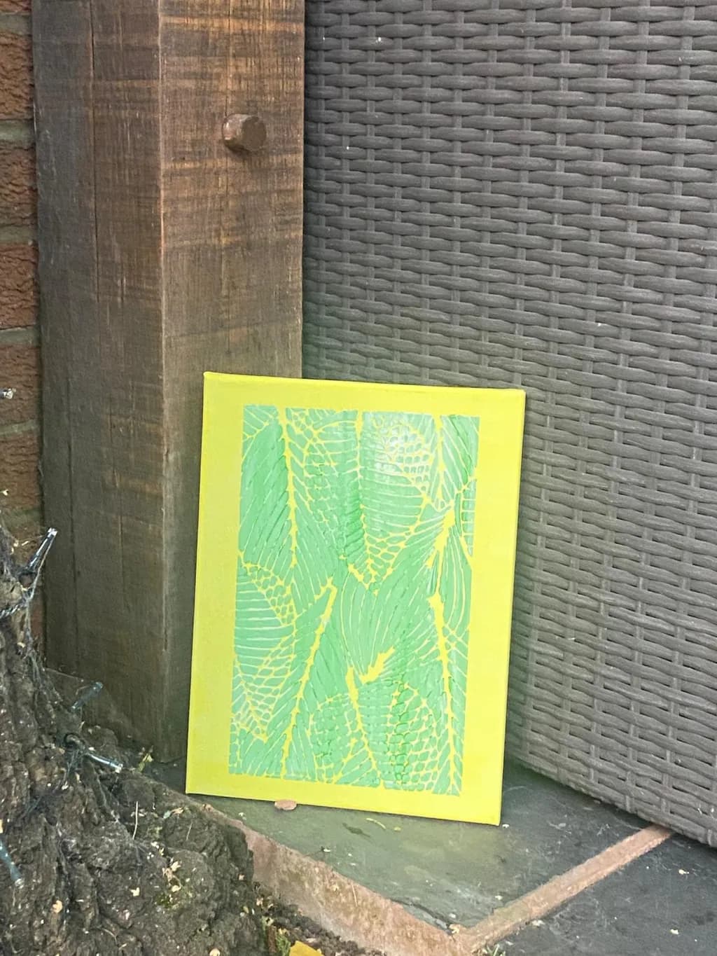 Leaf Pattern Green