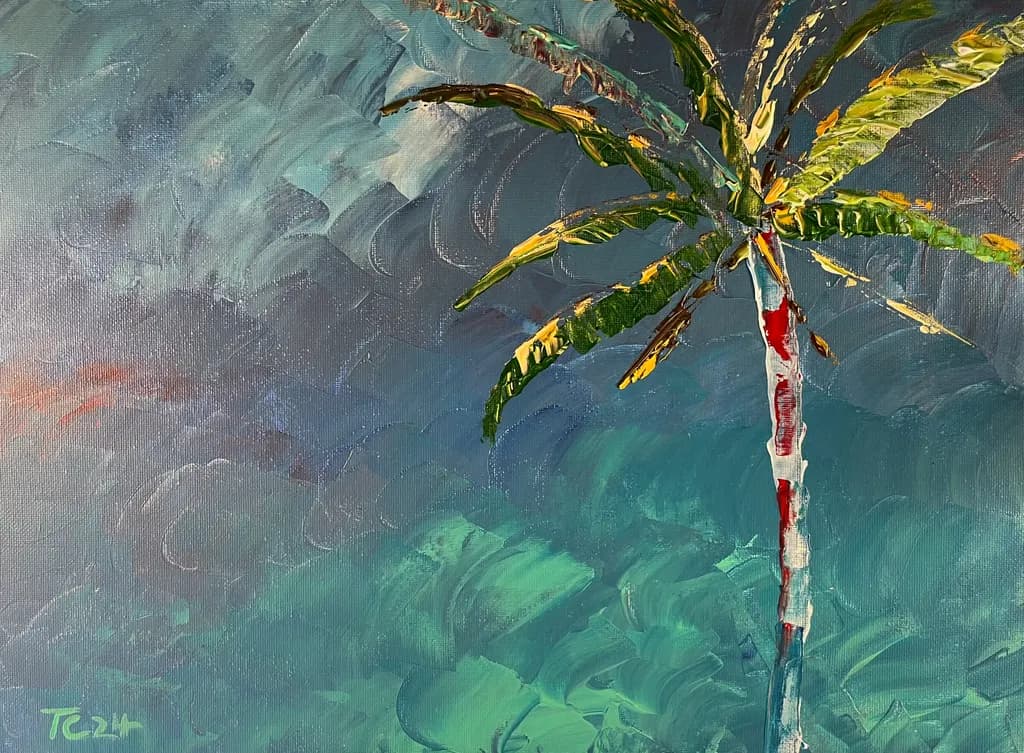 Tropical Palm Storm