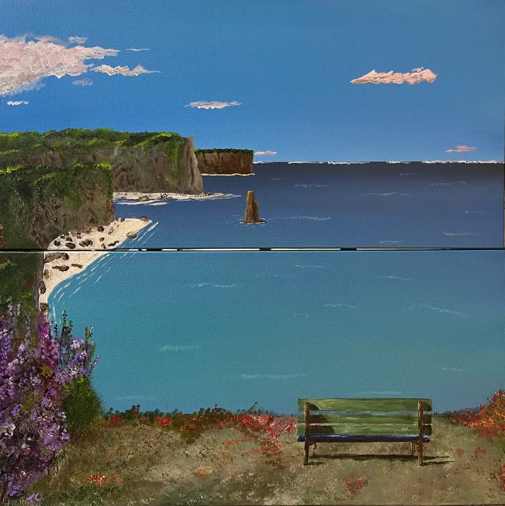 Cliffside Bench View