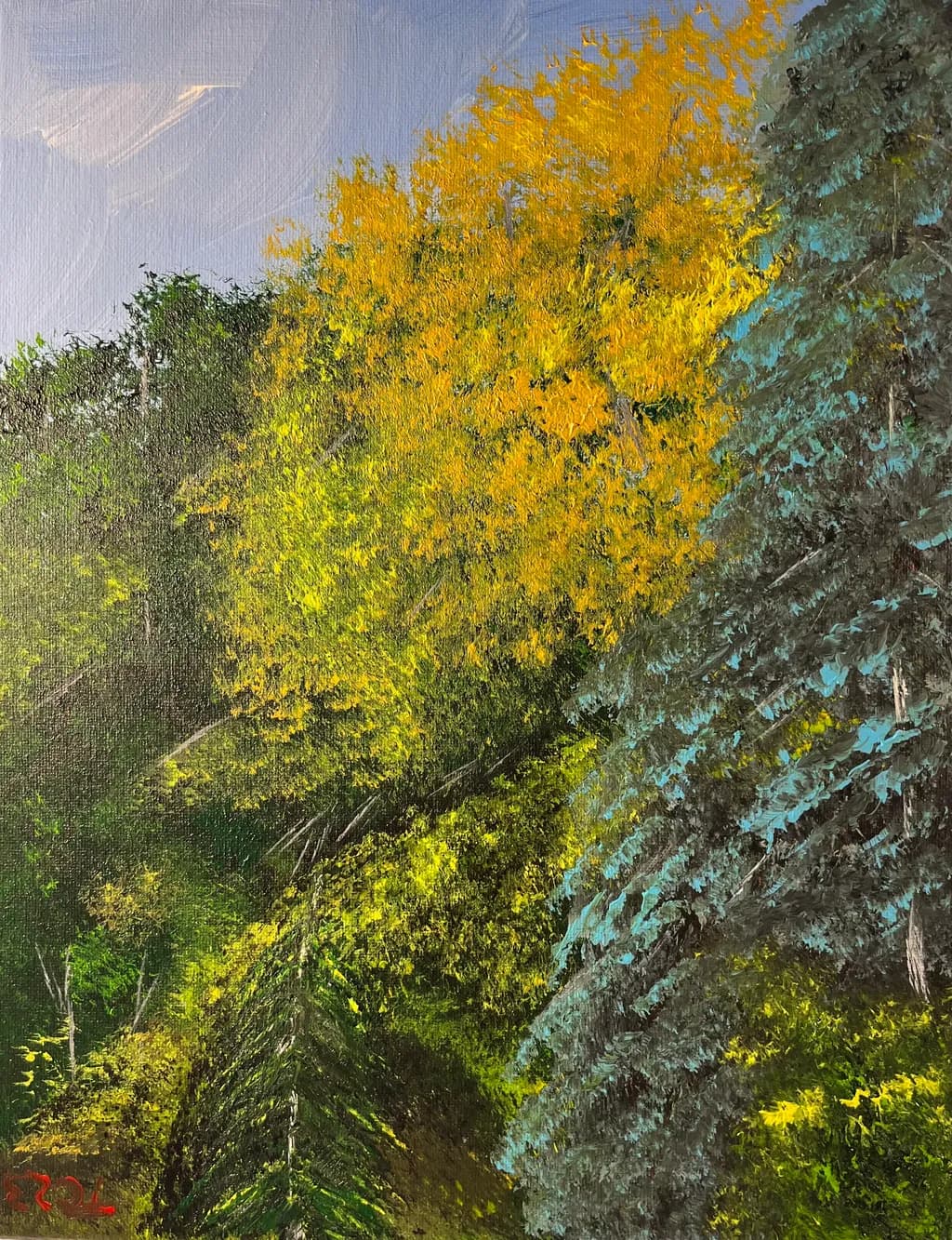 Autumn Trees Landscape