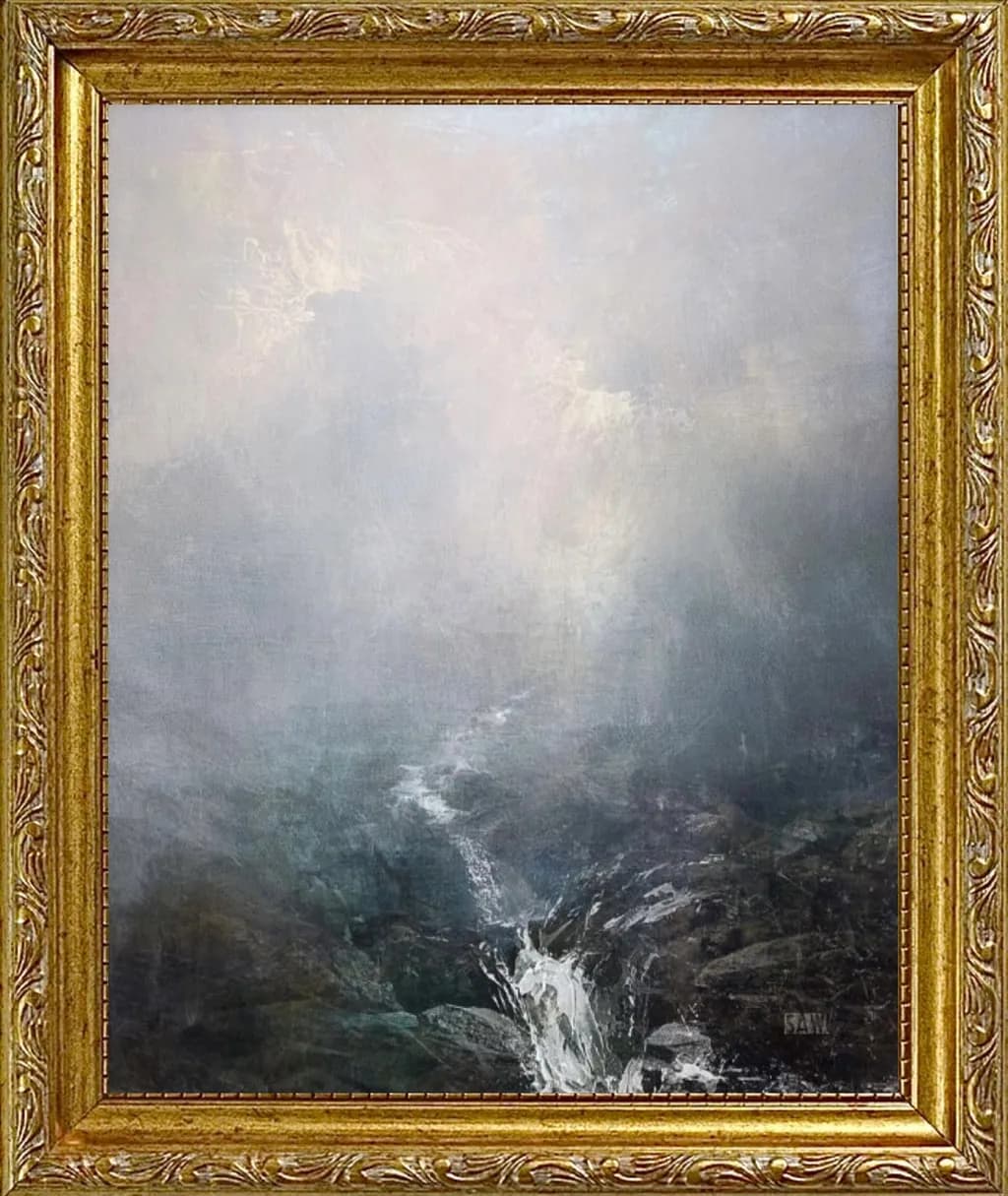 Misty Stream Rocks