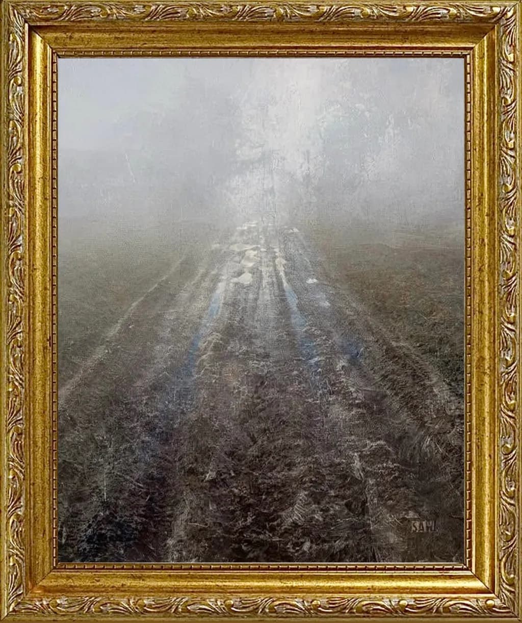 Mist Over Field