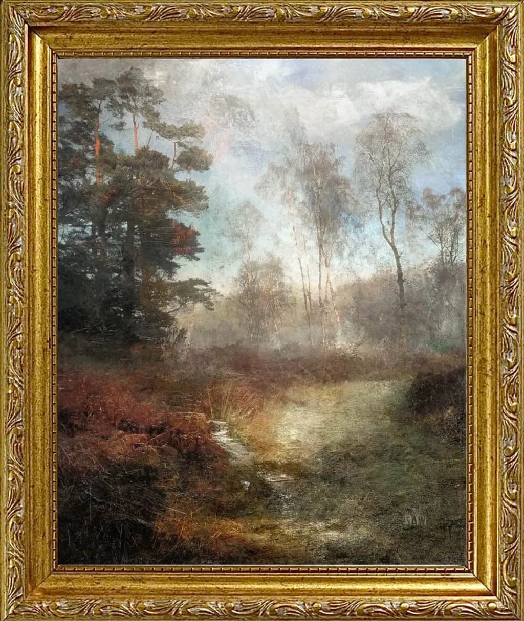 Misty Forest Path