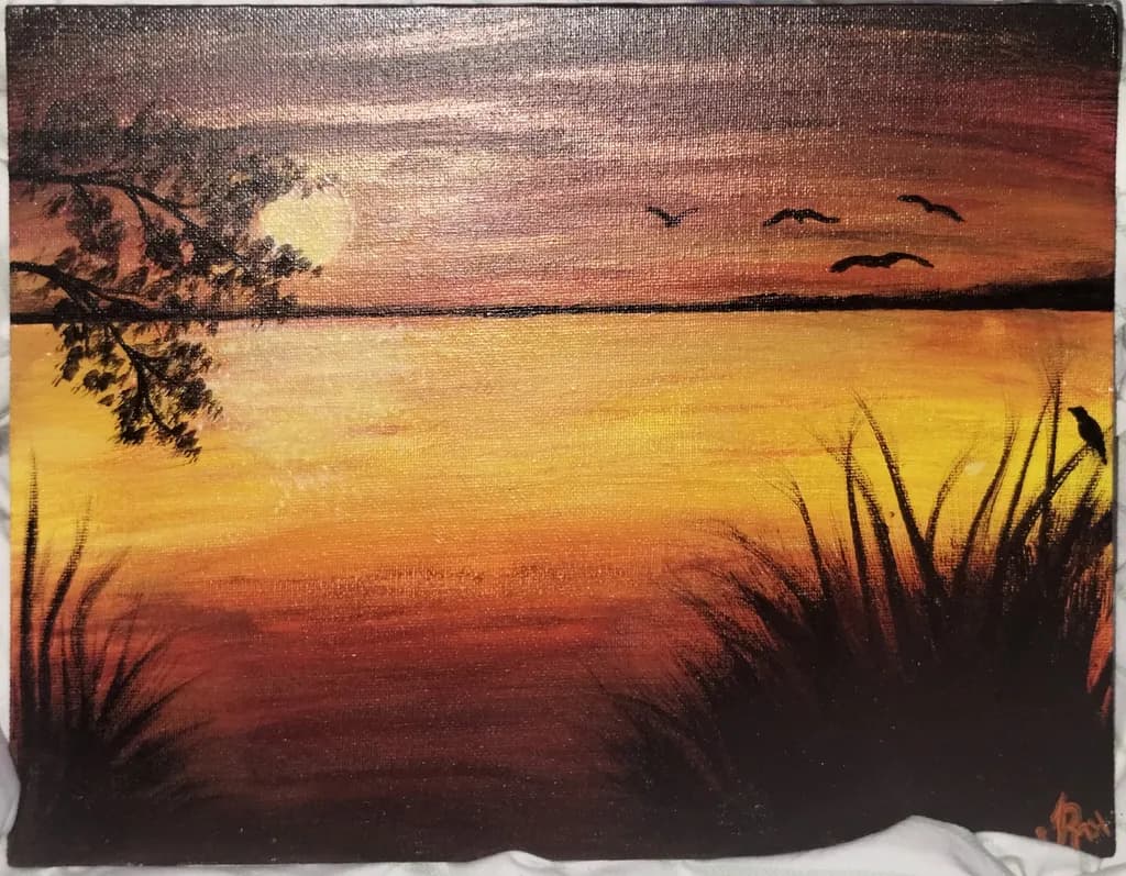 Sunset Lake View