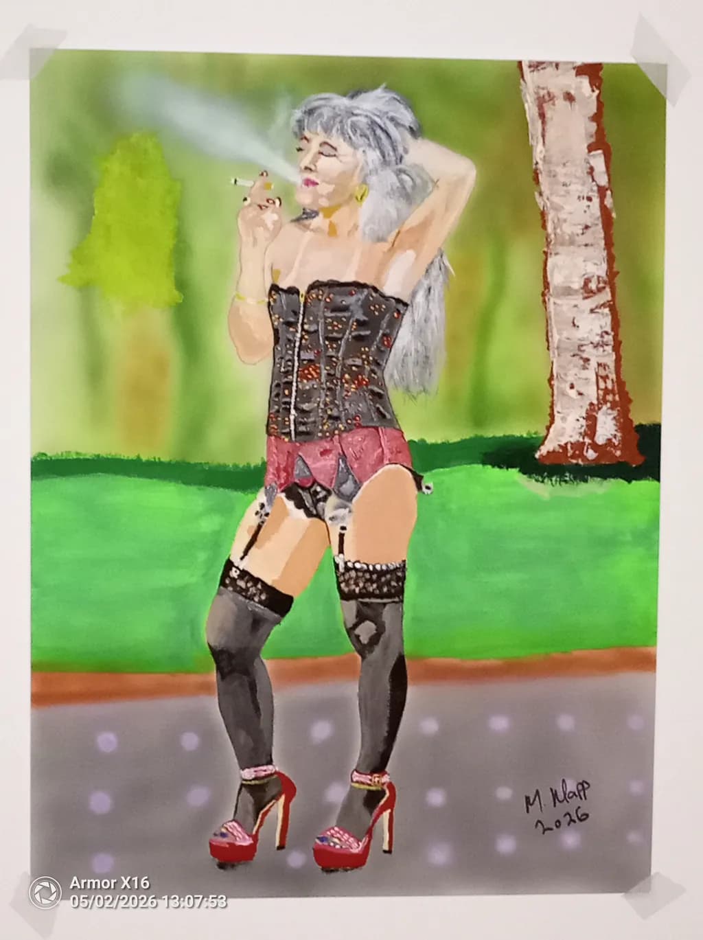 Smoking in the Garden