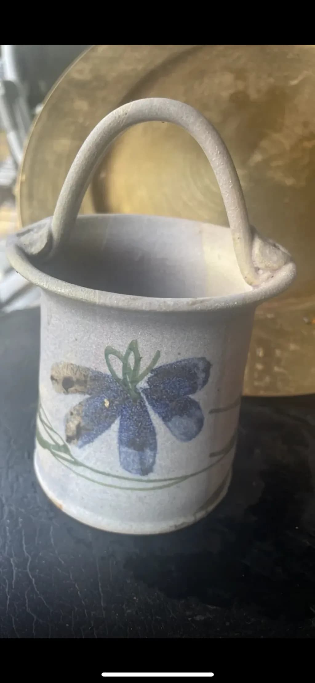 Blue Flower Bucket