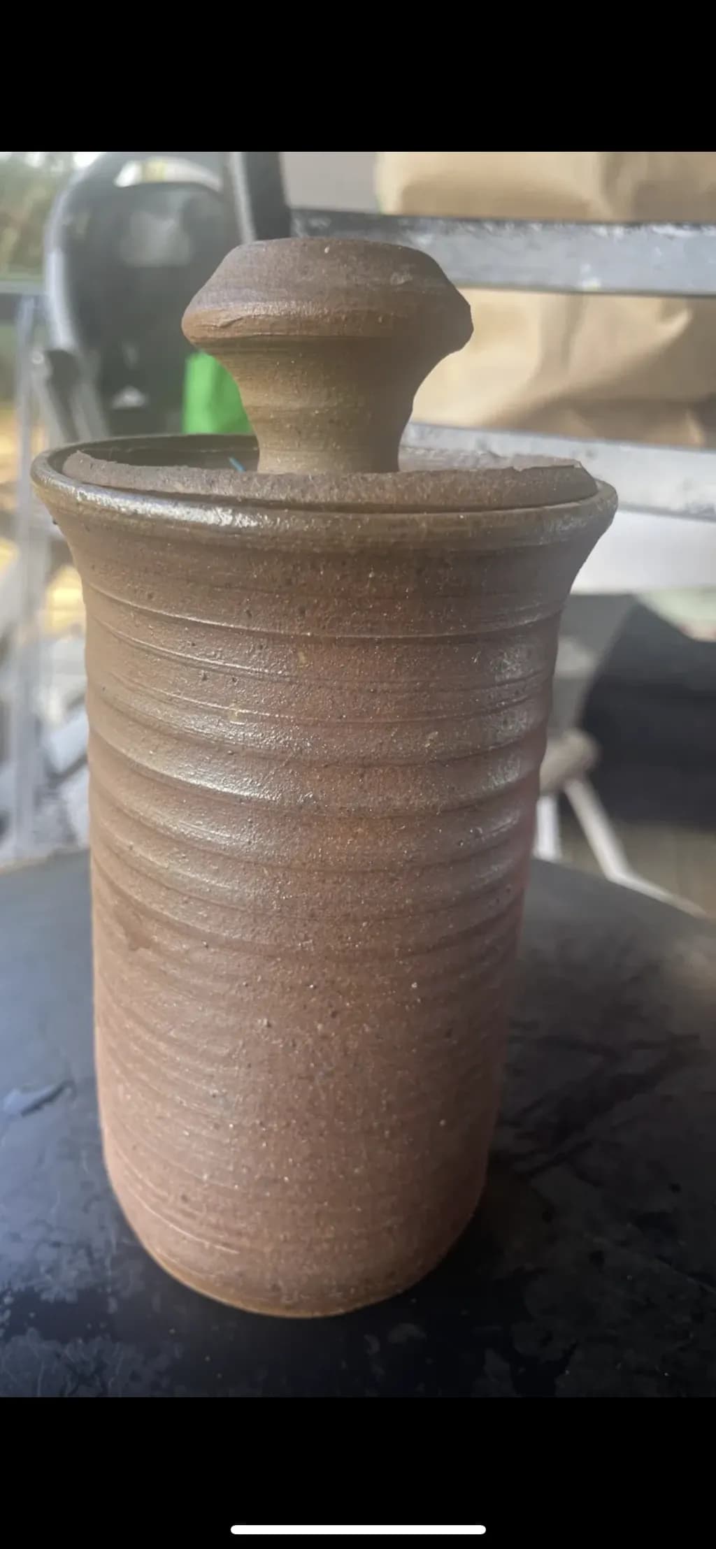 Rustic Ceramic Jar