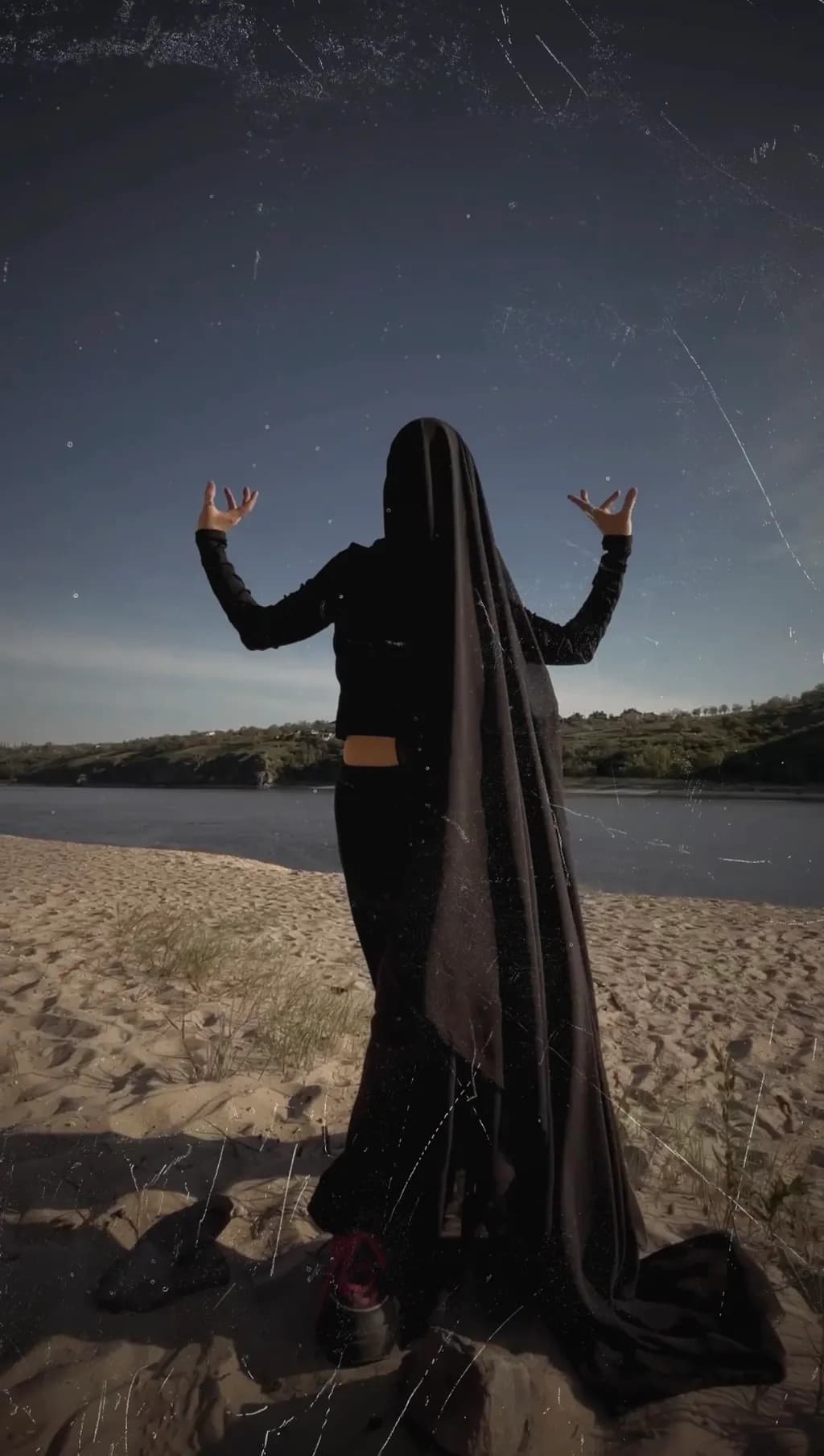 Riverbank Shadow Gesture