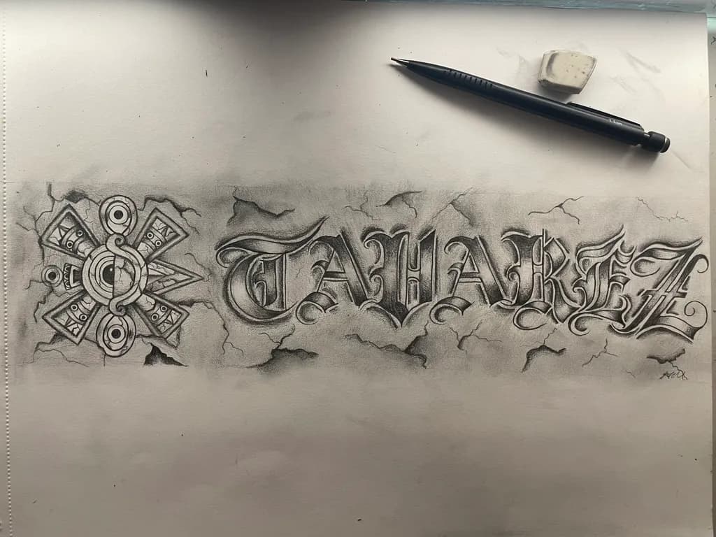 Taharéz Lettering