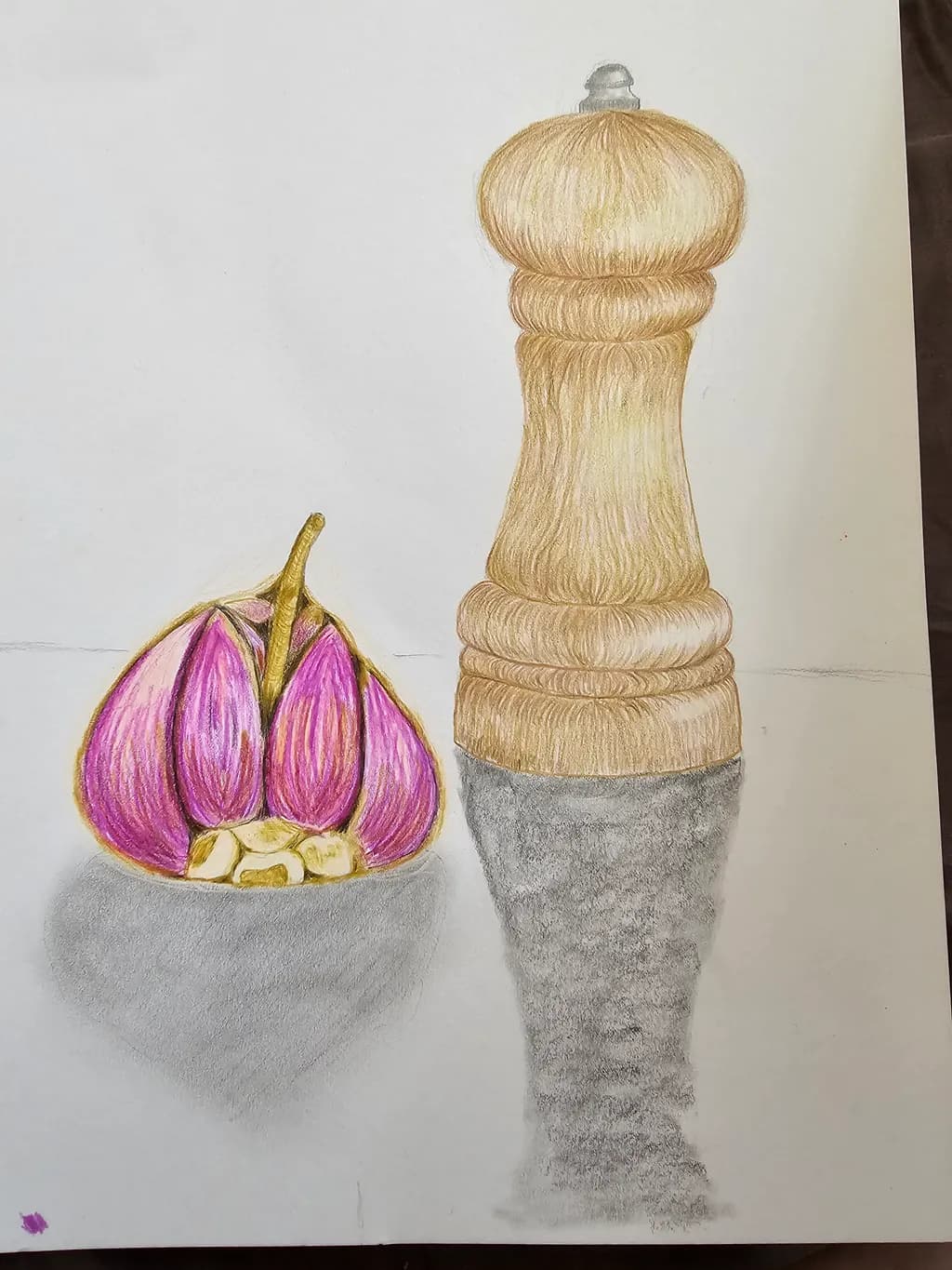 Garlic and Pepper Mill