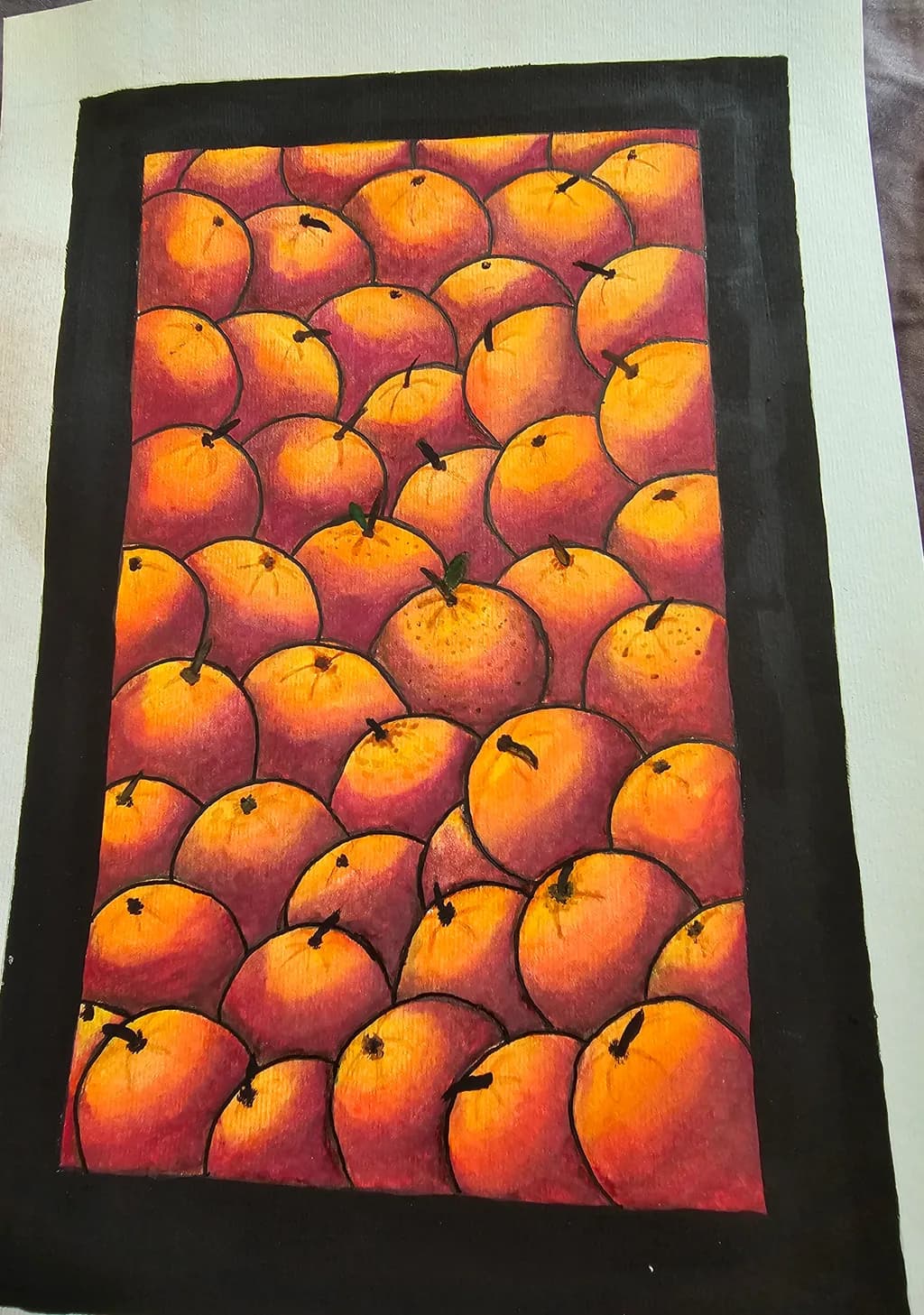 Stacked Apples