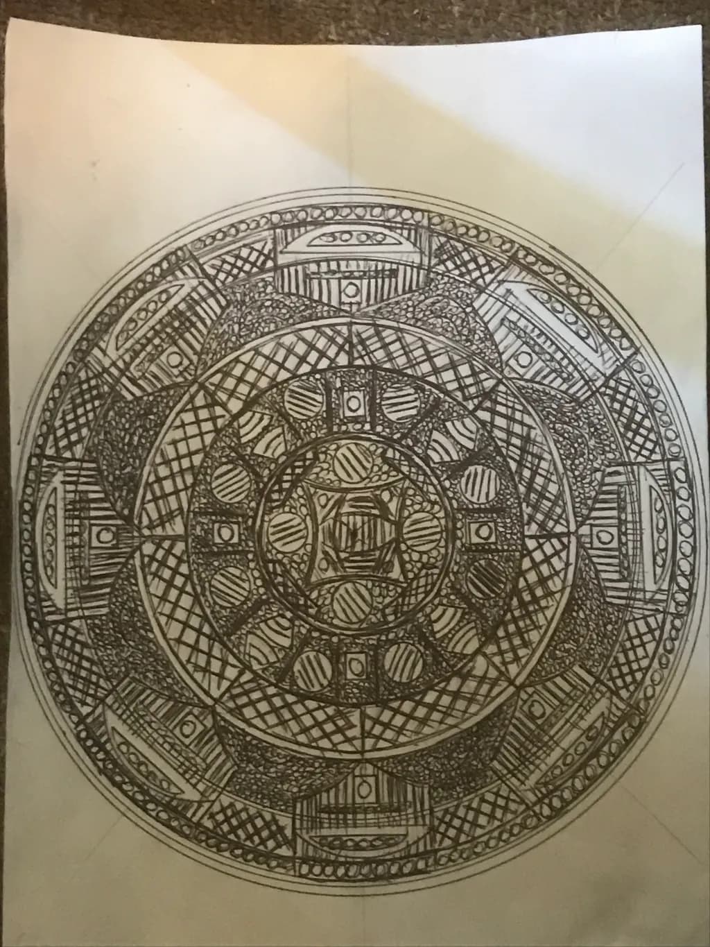 Intricate Mandala Circle