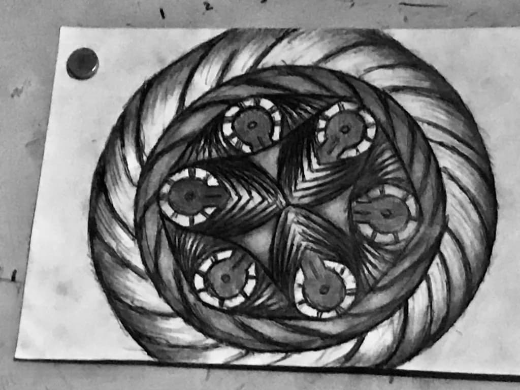 Mechanical Spiral Mandala