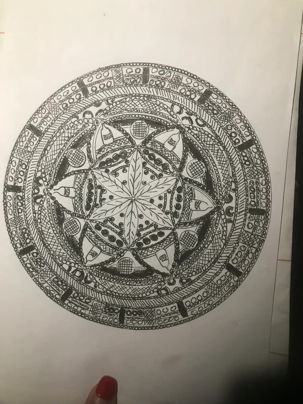 Geometric Mandala Circle