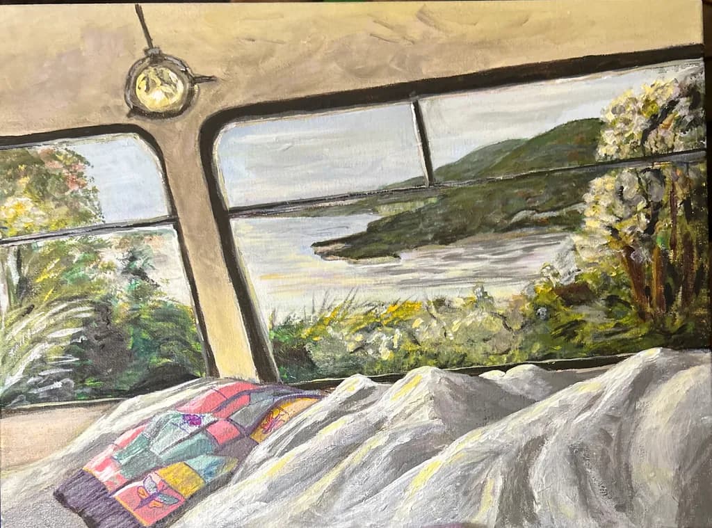 Coastal View from Camper
