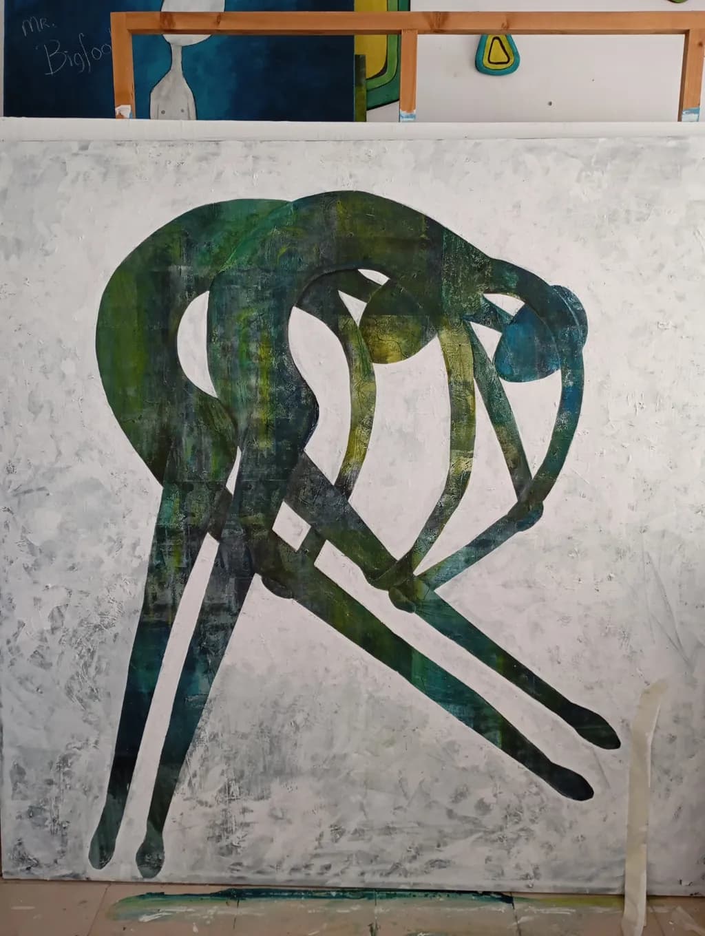Abstract Figures Intertwined