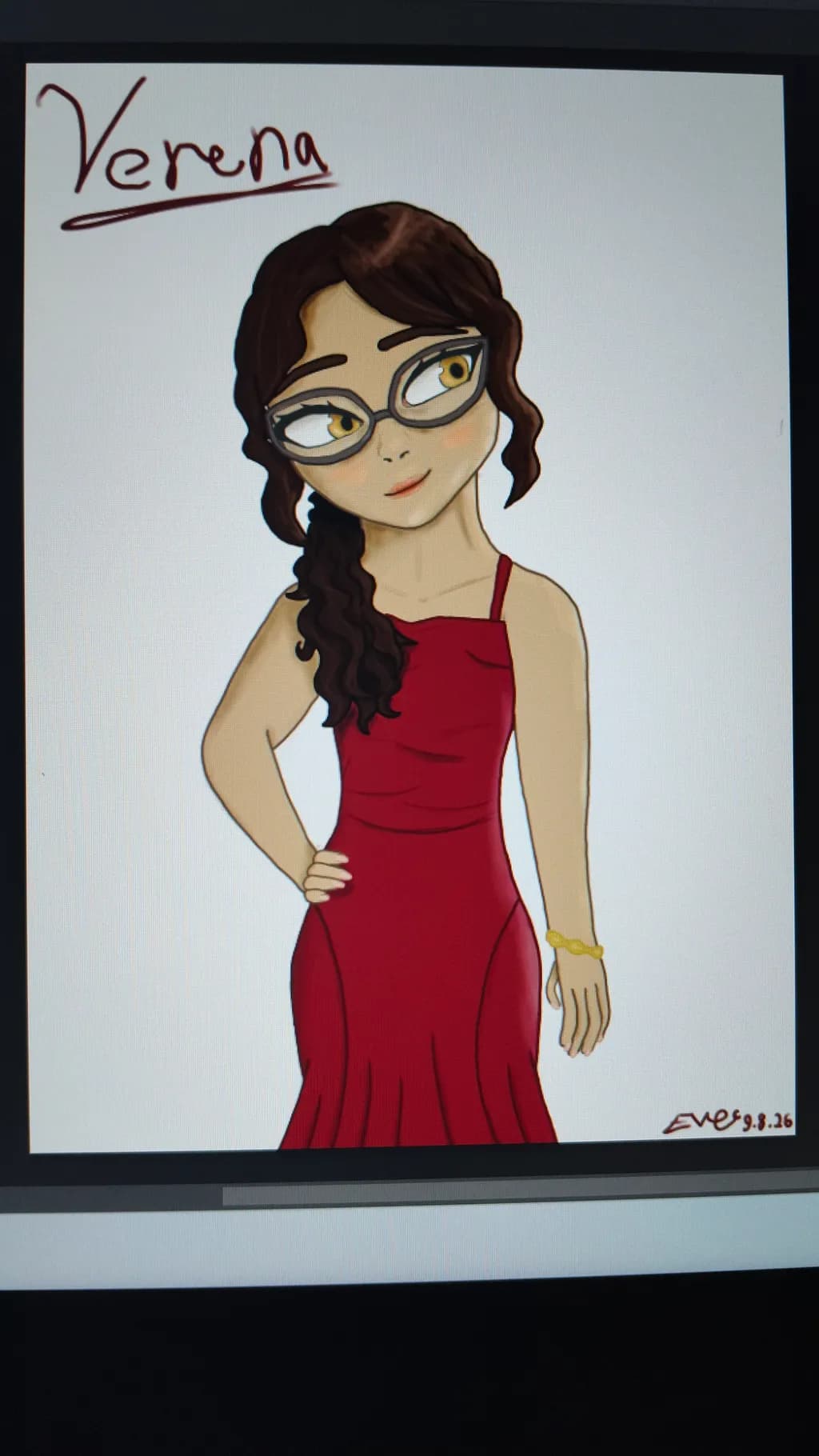 Verena in Red