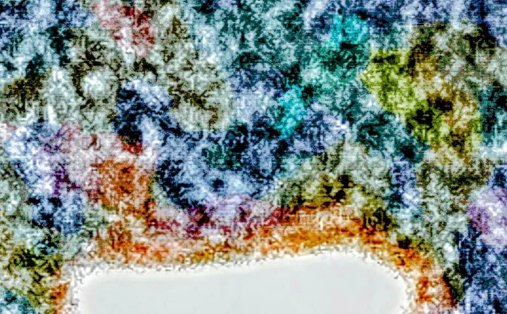 Textured Icefield Abstract