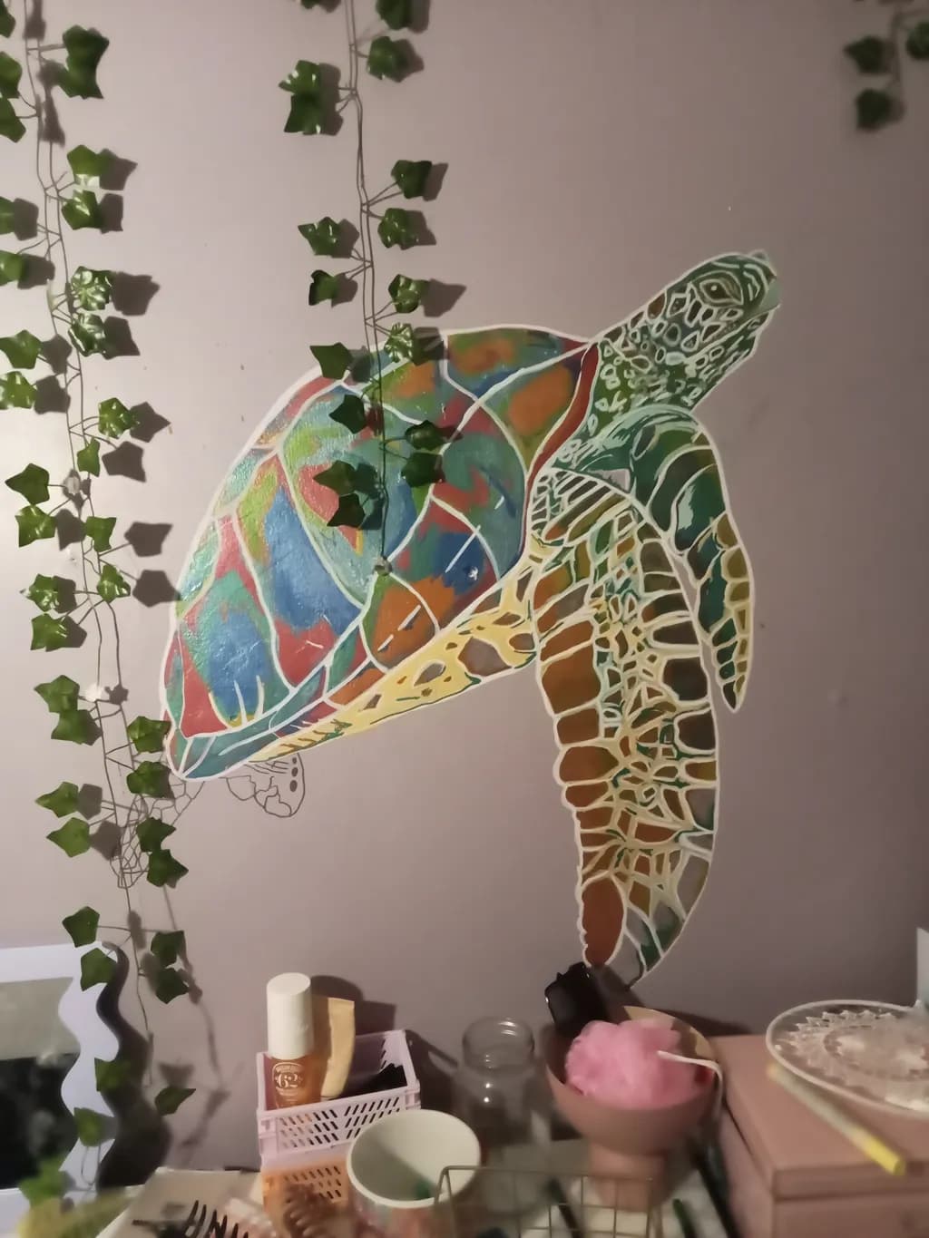 Colorful Sea Turtle