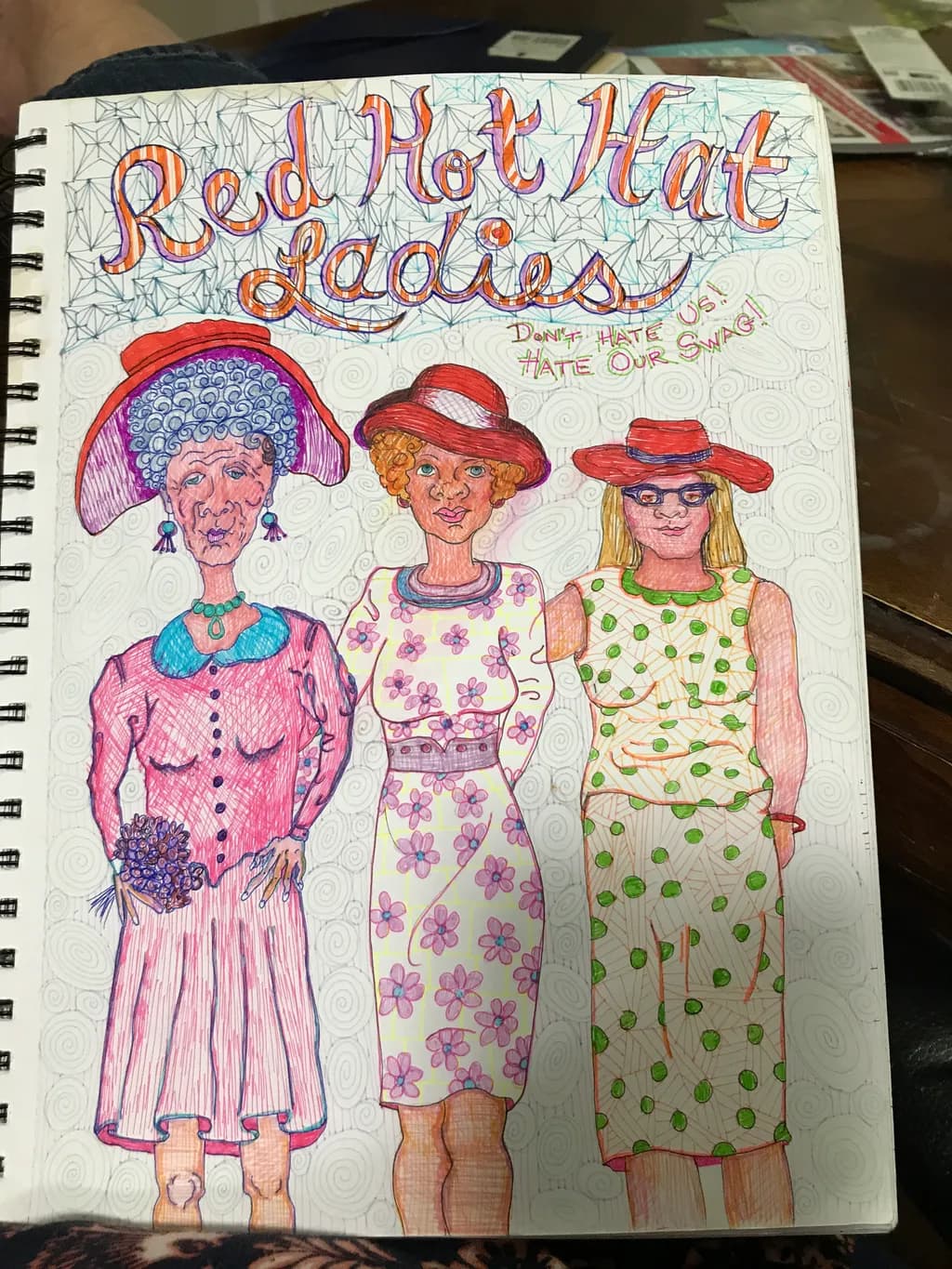 Red Hot Hat Ladies