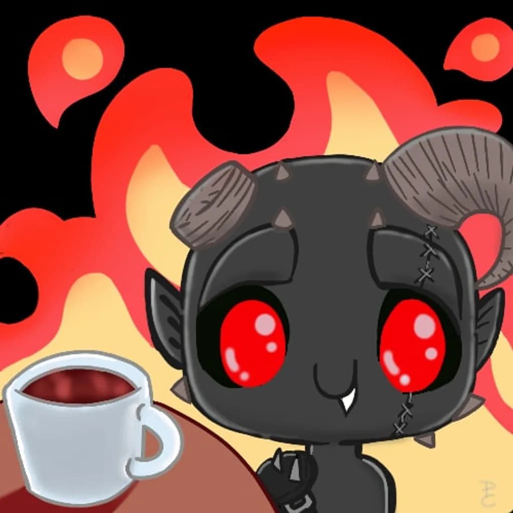 Demon Coffee Flames
