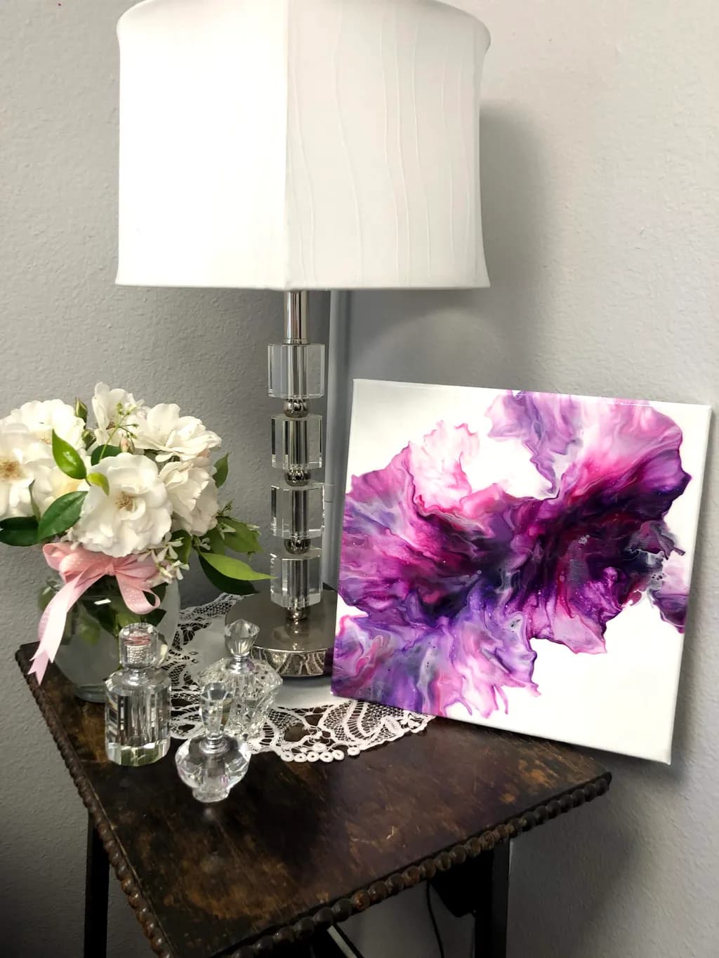 Purple Bloom Abstract