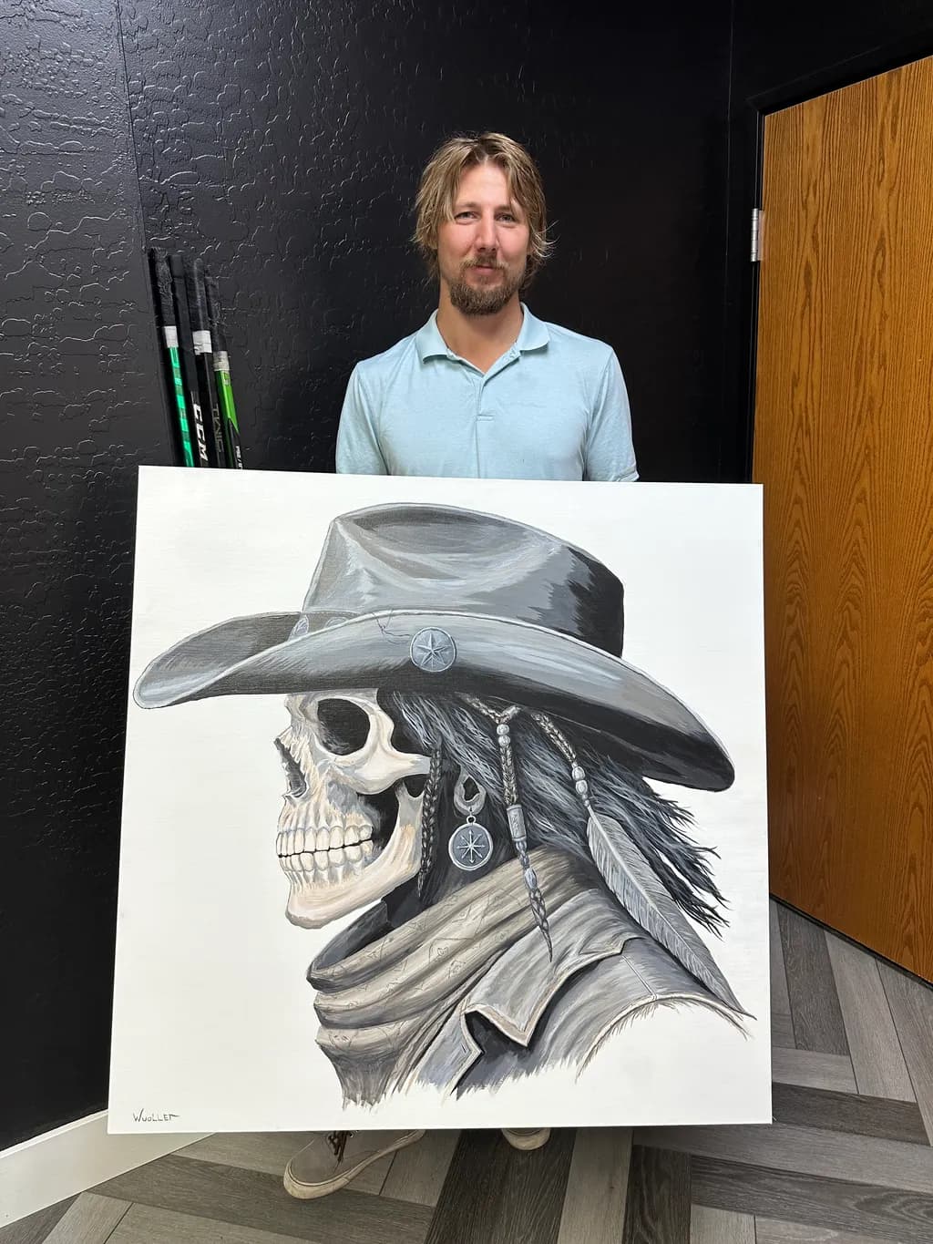 Cowboy Skull Profile