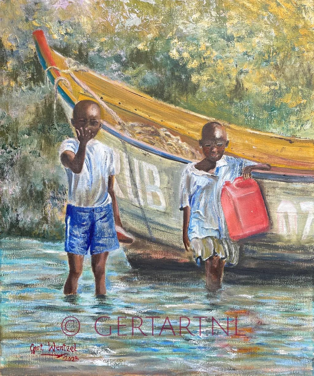 Children by Boat
