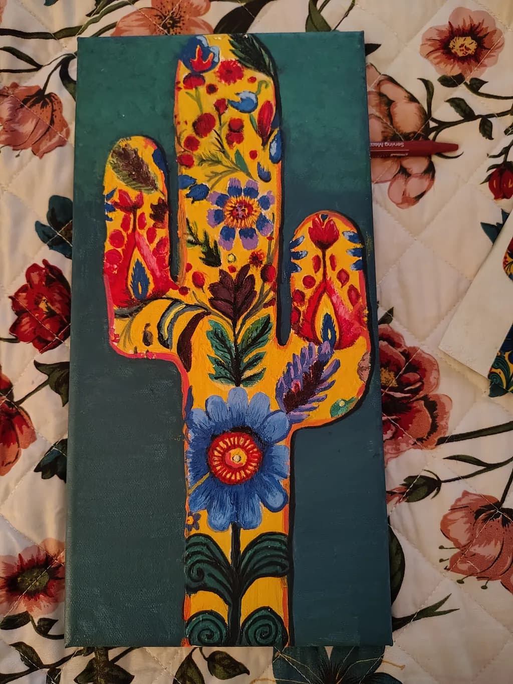 Floral Cactus Design