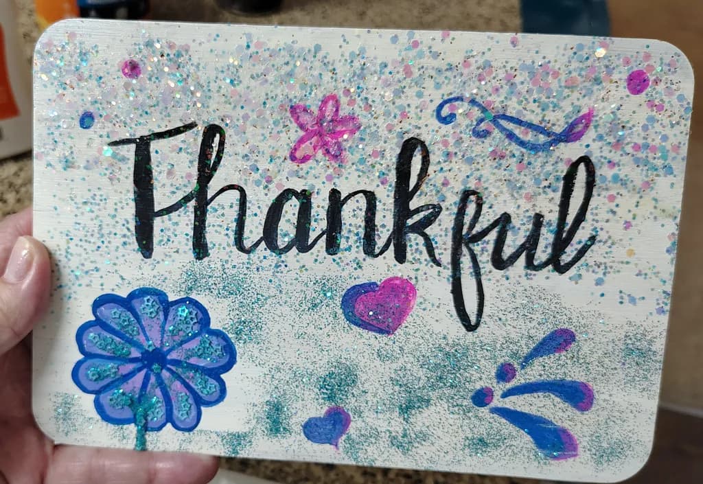 Thankful Hearts and Flowers