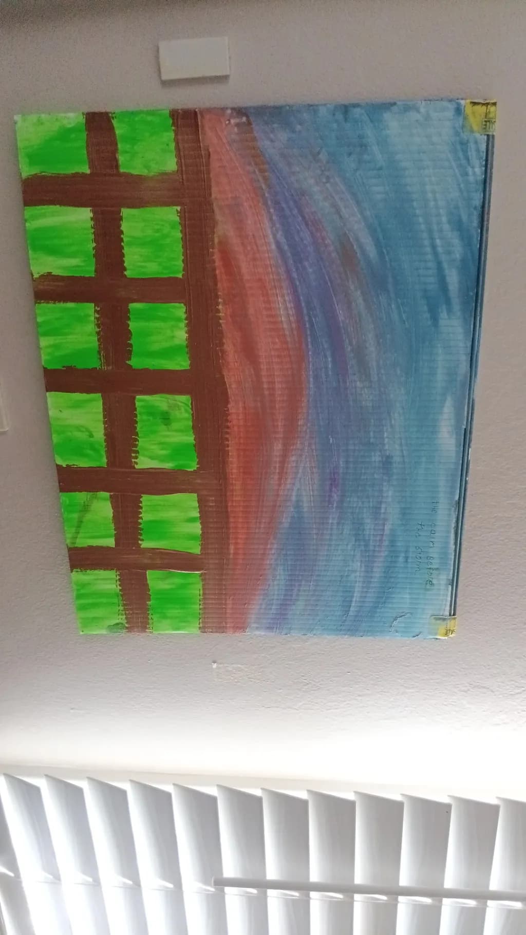 Abstract Green Wall