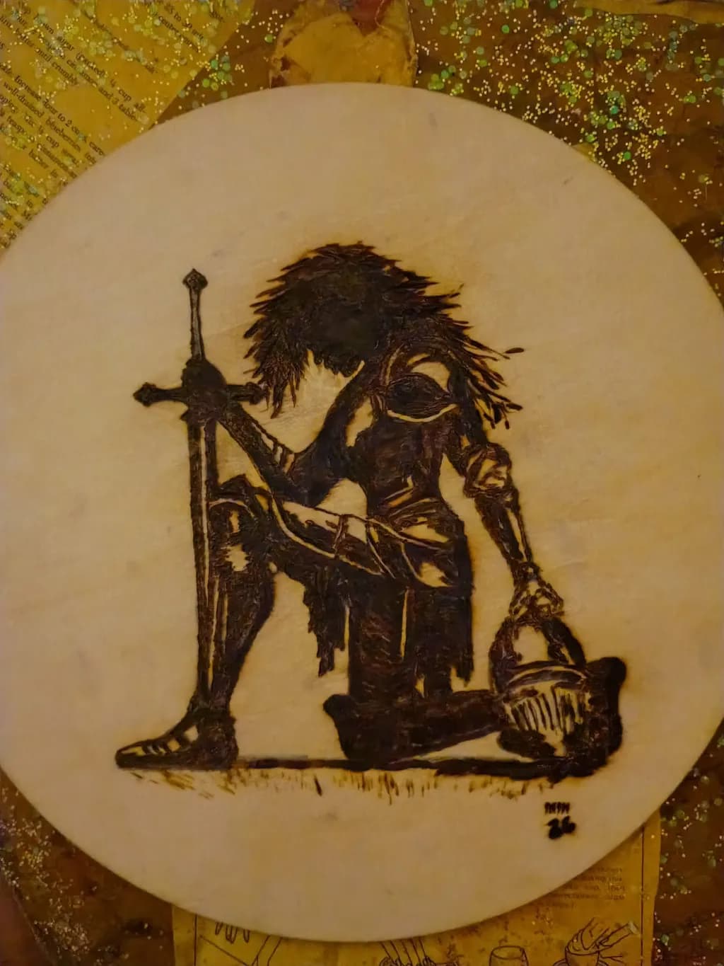Inward Warrior Kneeling
