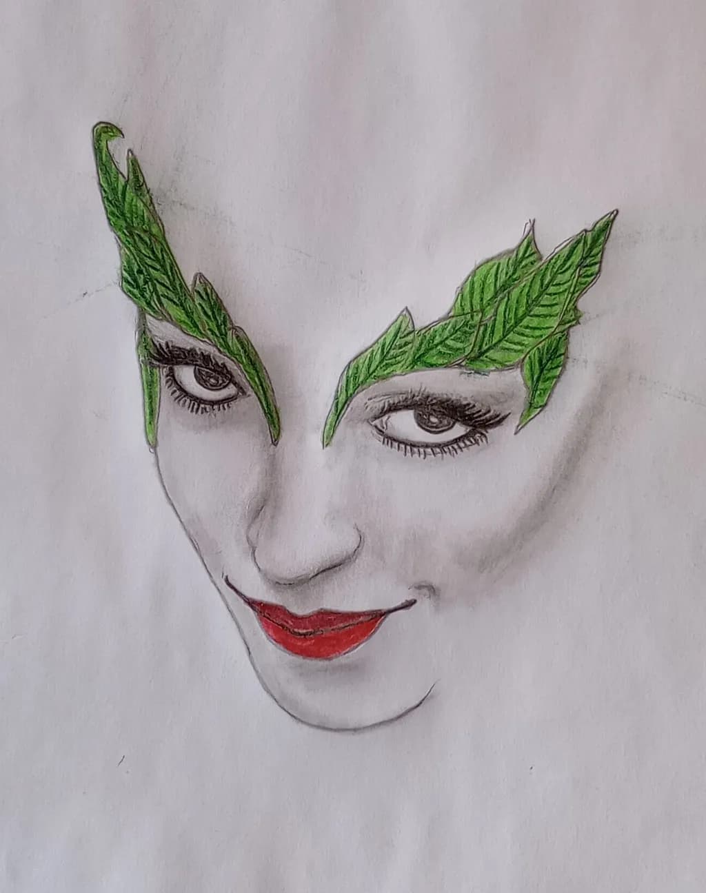 Leaf Browed Face