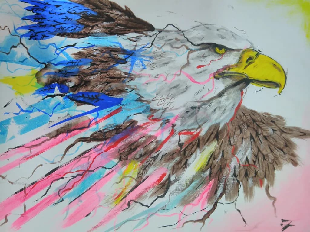 Eagle in Motion
