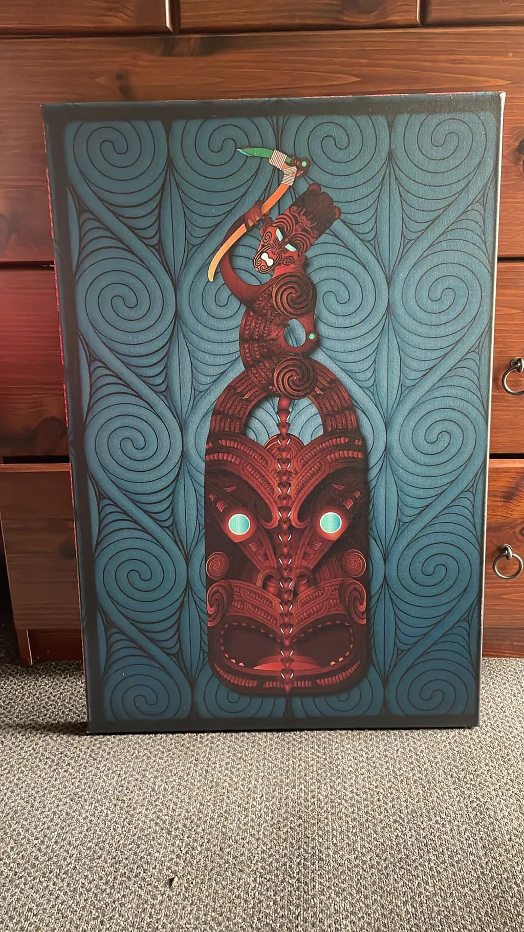 Maori Mask Warrior